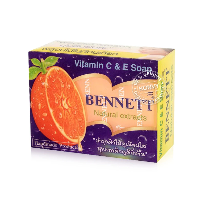 Bennett Bar Soap vitamin C and vitamin E 130 G.